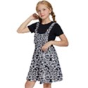 Black White Giraffe Pattern Kids  Apron Dress View2