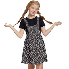 Brown Snake Pattern Kids  Apron Dress by DinkovaArt