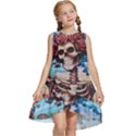 Grateful Dead Hippie Peace Roses Rock Music Legend Kids  Frill Swing Dress View1