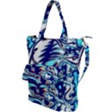 Trippy Dippy Bears Blue Dancing Greatful Dead Skull Steal Your Face Shoulder Tote Bag View1