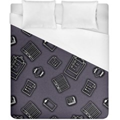 Background Wallpaper Pattern Notes Duvet Cover (california King Size) by Sabxi