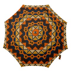 Aztec Mexico Inca Mayan Design Hook Handle Umbrellas (large) by Tsamara