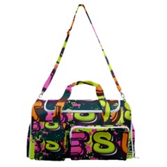 Neon Jesus 8375771 Sports Gym Duffle Bag With Shoe Compartment by Jabberwonkers