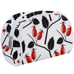 Rose Hip Pattern Branches Autumn Make Up Case (large) by Hannah976