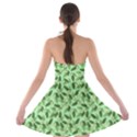 Leaves Pattern Texture Seamless Strapless Bra Top Dress View2