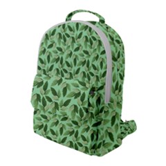 Leaves Pattern Texture Seamless Flap Pocket Backpack (large) by Hannah976
