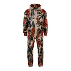 Beautiful Flowers Hooded Jumpsuit (kids) by DinkovaArt