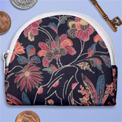 Red Flowers 2 Horseshoe Style Canvas Pouch by DinkovaArt