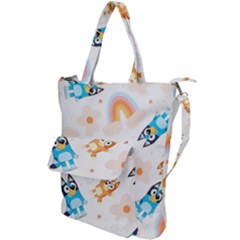 Bluey Shoulder Tote Bag by avitendut