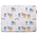 Bluey, Bluey merch, Bluey pattern, Bluey Bluey, bingo, Bluey design, bluey dog 17  Vertical Laptop Sleeve Case With Pocket View2