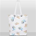 Bluey, Bluey merch, Bluey pattern, Bluey Bluey, bingo, Bluey design, bluey dog Full Print Rope Handle Tote (Small) View1