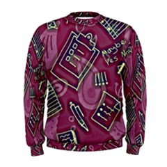 Abstract Art Pattern Design Background Men s Sweatshirt by Grandong