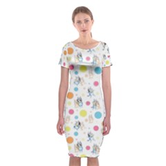 Bluey, Bluey Merch, Bluey Pattern, Bluey Bluey, Bingo, Bluey Design, Bluey Dog Classic Short Sleeve Midi Dress by avitendut