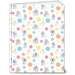 Bluey, Bluey Merch, Bluey Pattern, Bluey Bluey, Bingo, Bluey Design, Bluey Dog 7  X 9  Hardcover Notebook by avitendut