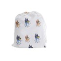 Bluey, Bluey merch, Bluey pattern, Bluey Bluey, bingo, Bluey design, bluey dog Drawstring Pouch (Large) View1