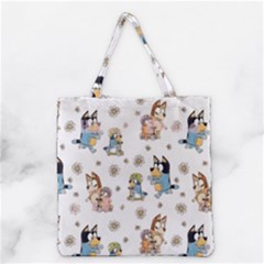 Bluey, Bluey Merch, Bluey Pattern, Bluey Bluey, Bingo, Bluey Design, Bluey Dog Grocery Tote Bag by avitendut