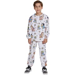 Bluey, Bluey Merch, Bluey Pattern, Bluey Bluey, Bingo, Bluey Design, Bluey Dog Kids  Sweatshirt Set by avitendut