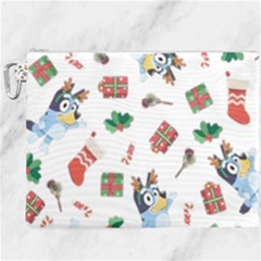 Bluey, Bluey Merch, Bluey Pattern, Bluey Bluey, Bingo, Bluey Design, Bluey Dog Canvas Cosmetic Bag (xxxl) by avitendut
