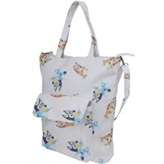 Bluey, Bluey Merch, Bluey Pattern, Bluey Bluey, Bingo, Bluey Design, Bluey Dog Shoulder Tote Bag by avitendut