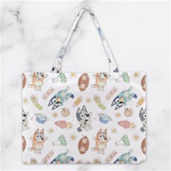 Bluey, Bluey Merch, Bluey Pattern, Bluey Bluey, Bingo, Bluey Design, Bluey Dog Medium Tote Bag by avitendut