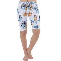 Bluey, Bluey Merch, Bluey Pattern, Bluey Bluey, Bingo, Bluey Design, Bluey Dog Cropped Leggings  by avitendut