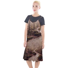 Path Trees Forest Fantasy Camis Fishtail Dress by Anend