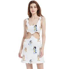 Bluey, Bluey Merch, Bluey Pattern, Bluey Bluey, Bingo, Bluey Design, Bluey Dog Velour Cutout Dress by avitendut