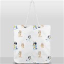 Bluey, Bluey merch, Bluey pattern, Bluey Bluey, bingo, Bluey design, bluey dog Full Print Rope Handle Tote (Large) View2