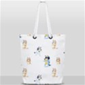 Bluey, Bluey merch, Bluey pattern, Bluey Bluey, bingo, Bluey design, bluey dog Full Print Rope Handle Tote (Small) View1