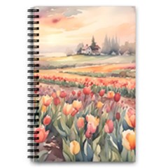 Tulips Field Tree Notebooks by Anend