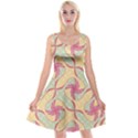 Abstract Pattern Design Scrapbooking Reversible Velvet Sleeveless Dress View1