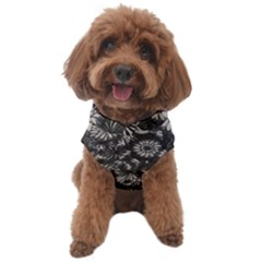 Mid Century Retro Floral 1970s 1960s Pattern 71 Dog Sweater by violetheavensky