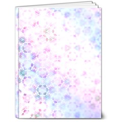 Digital Art Artwork Abstract Pink Purple 6  X 8  Hardcover Notebook by Dutashop