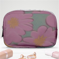 Mid Century Retro Floral 1970s 1960s Pattern 80 Make Up Pouch (small) by violetheavensky