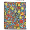 Mid Century Retro Floral 1970s 1960s Pattern 56 7  x 9  Softcover Notebook View1