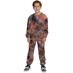 Abstraction 22 Kids  Sweatshirt Set by bestdesignintheworld