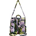 Outdoors Night Full Moon Setting Scene Woods Light Moonlight Nature Wilderness Landscape Crossbody Backpack View3
