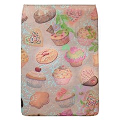 French Pastry Vintage Scripts Cookies Cupcakes Vintage Paris Fashion Removable Flap Cover (large) by chicelegantboutique