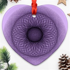 Mandala Heart Ornament (two Sides) by Siebenhuehner