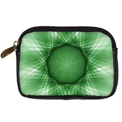 Spirograph Digital Camera Leather Case by Siebenhuehner