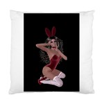 Miss Bunny In Red Lingerie Cushion Case (Single Sided)  Front