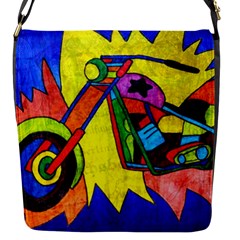 Chopper Flap Closure Messenger Bag (small) by Siebenhuehner