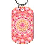 Yellow Pink Romance Dog Tag (Two-sided)  Back