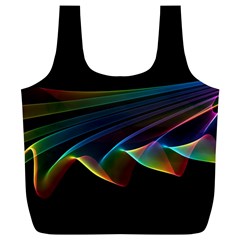  Flowing Fabric Of Rainbow Light, Abstract  Reusable Bag (xl) by DianeClancy