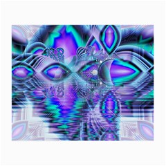Peacock Crystal Palace Of Dreams, Abstract Glasses Cloth (small, Two Sided) by DianeClancy