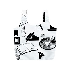 Books And Coffee Reusable Bag (s) by StuffOrSomething