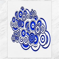 Trippy Blue Swirls Canvas 12  X 16  (unframed) by StuffOrSomething