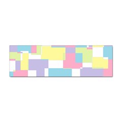 Mod Pastel Geometric Bumper Sticker by StuffOrSomething