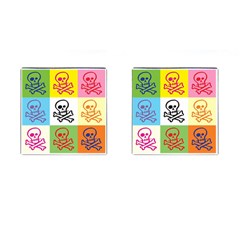 Skull Cufflinks (square) by Siebenhuehner