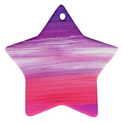 Abstract In Pink & Purple Star Ornament by StuffOrSomething